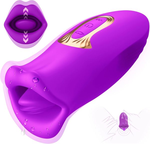 French Kiss Biting & Licking Moving Mouth Tongue Vibrator - Image 5