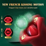 French Kiss Biting & Licking Moving Mouth Tongue Vibrator