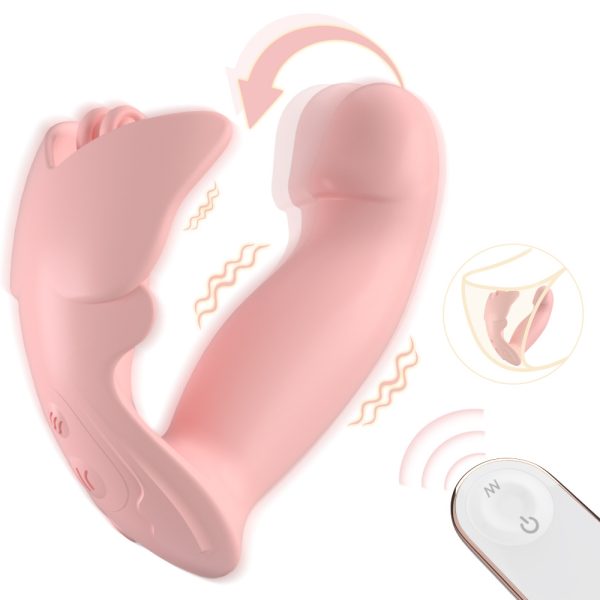 Butterfly wearable egg-jumping masturbation device, female toy, adult product, egg-jumping body insertion remote control. Satisfy both internal and external pleasures. Wireless remote control. Easy to hide. - Image 2