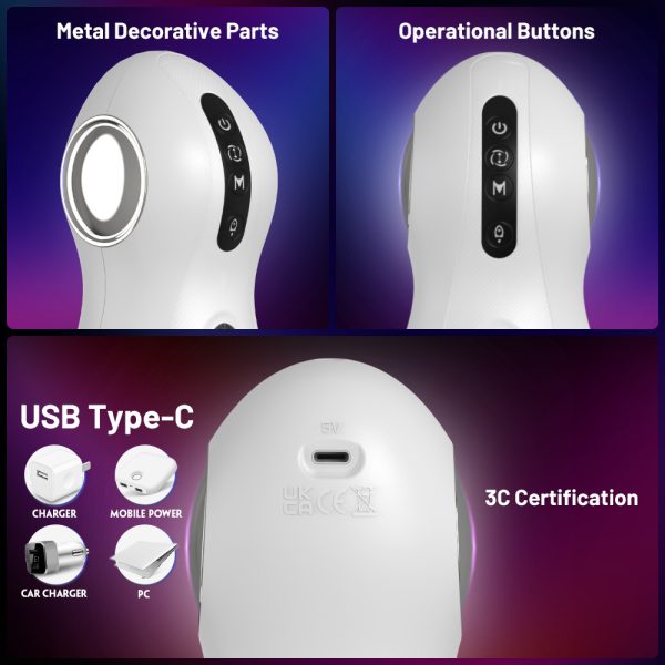 Best-selling electric airplane cup, automatic telescopic and rotating airplane cup, men's masturbating toy airplane men's cup, fully automatic - Image 3