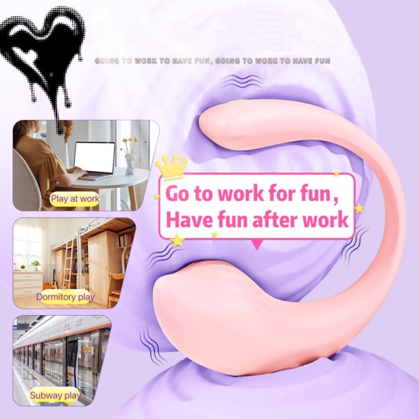 Little dolphin remote-controlled egg jumping into the body female wearable, trendy female toy and sex toy, egg jumping female masturbation device. Remote-controlled, outdoor excitement - Image 2