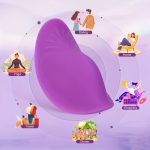 1 piece rechargeable wireless butterfly clitoral stimulator with apps and remote control, wearable women's vibrating egg underwear, easy to clean, long-lasting lithium battery, wireless support - Image 3