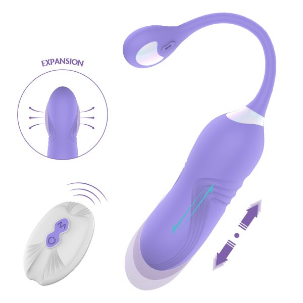 Telescopic jumping egg female orgasm multi-frequency vibration masturbation device, female wireless remote control couple sex products - Image 8