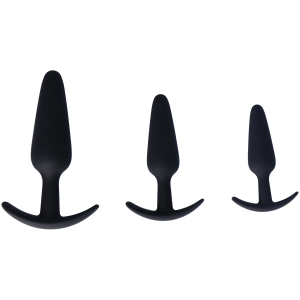 Silicone Anal Training Plug Set - Three Sizes! - Image 4