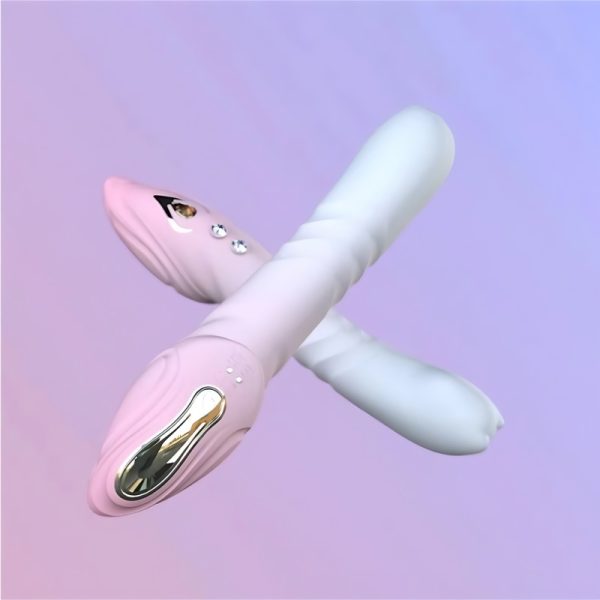 10 frequency vibration 3 frequency telescopic G-spot penetration into the body to explore pleasure + heated adult female products - Image 2