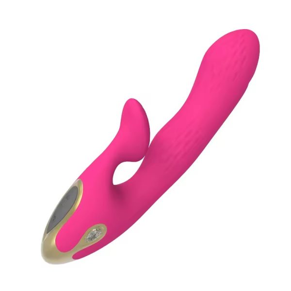 Dual-action waterproof silicone USB charger, female masturbation G-spot rabbit vibrator - Image 1