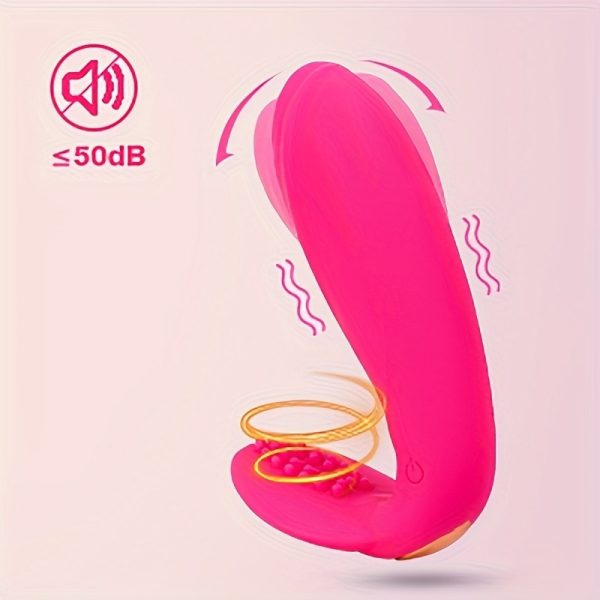 Wearable air pulse clitoral and G-spot vibrator with anal massage function - Image 1