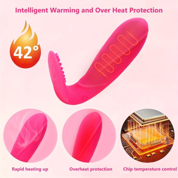Wearable air pulse clitoral and G-spot vibrator with anal massage function - Image 2