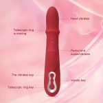 Thrusting Ribbed Rabbit Vibe with Clitoral Nub - Image 2
