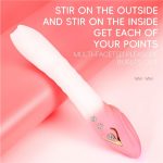 10 frequency vibration 3 frequency telescopic G-spot penetration into the body to explore pleasure + heated adult female products - Image 4