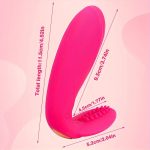 Wearable air pulse clitoral and G-spot vibrator with anal massage function - Image 5