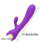 Female masturbation G-spot rechargeable silicone rabbit sensing - Powerful dual stimulation! - Image 5
