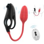 DX7 penile ring for couples to share remote-controlled sperm lock ring, male anti-radiation penile delay ring for both men and women to vibrate and masturbate together