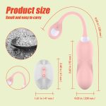 Telescopic jumping egg female orgasm multi-frequency vibration masturbation device, female wireless remote control couple sex products - Image 3