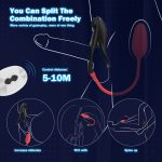 DX7 penile ring for couples to share remote-controlled sperm lock ring, male anti-radiation penile delay ring for both men and women to vibrate and masturbate together - Image 7