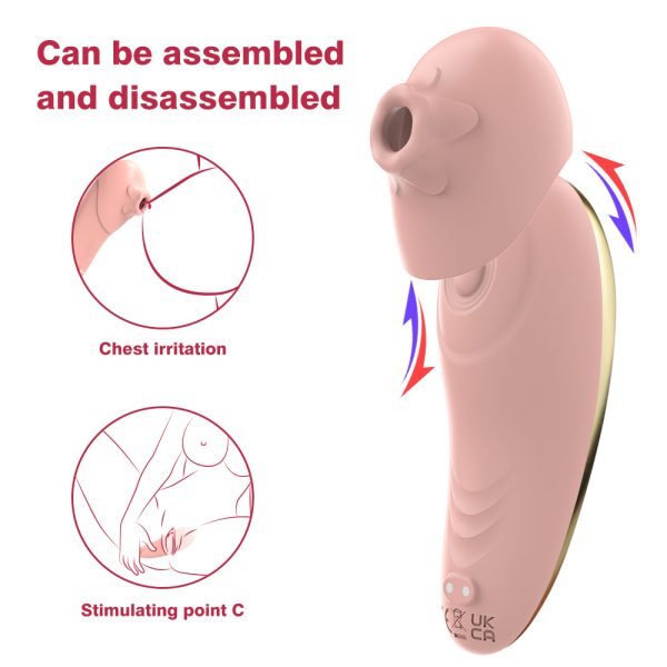 When going out, wear a female strong vibration silent masturbator. For orgasm, adult sex toys can be inserted - Image 4