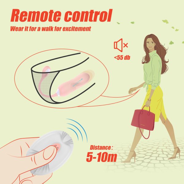 Telescopic jumping egg female orgasm multi-frequency vibration masturbation device, female wireless remote control couple sex products - Image 1