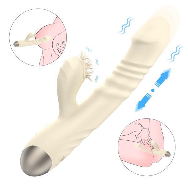 Multi-color pearl pulse and finger technique dual-action vibrator - triple your happiness! - Image 10