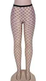Woven net pantyhose - one size fits all